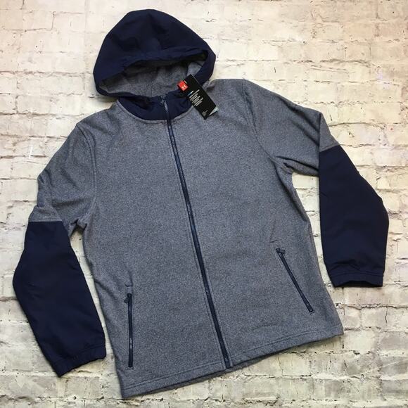 NEW Under Armour Phenom Full Zip Hood Jacket in Midnight Navy - Picture 1 of 7